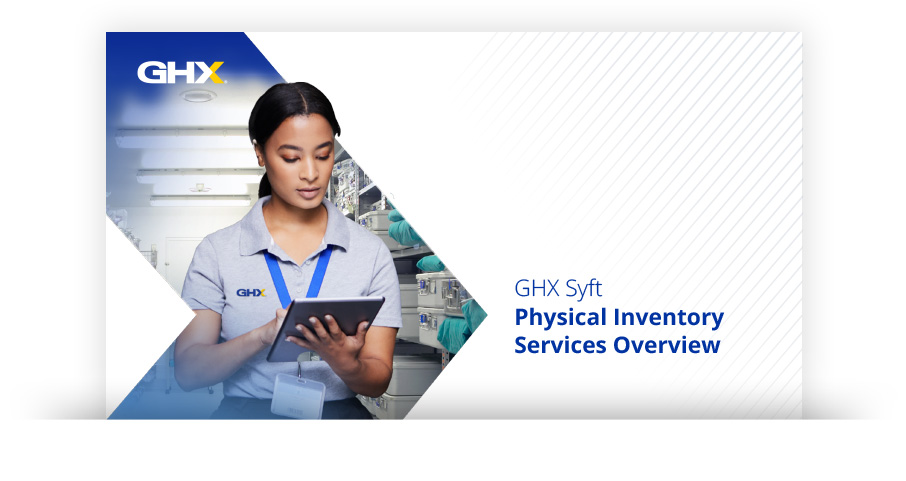Image for GHX Physical Inventory Services and Features Brochure