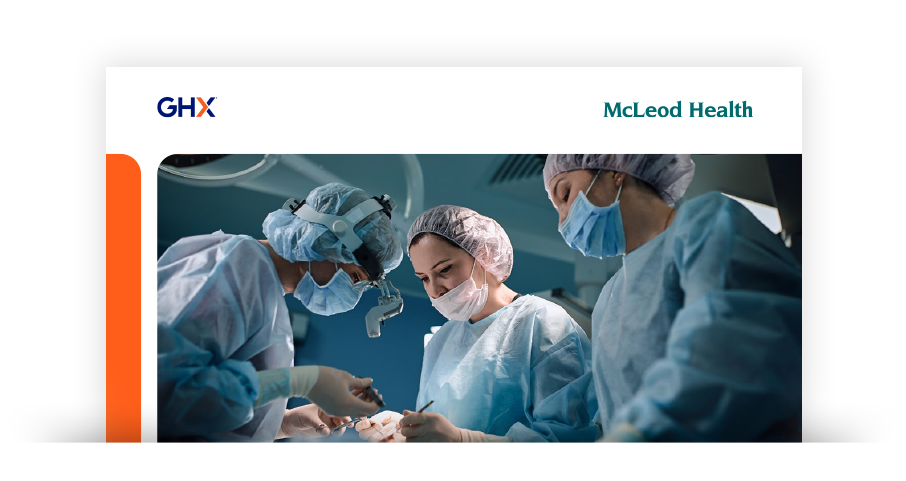 Image for Why McLeod Health Chose GHX Marketplace Bill Only to Automate Bill-Only Implant and Consignment Orders