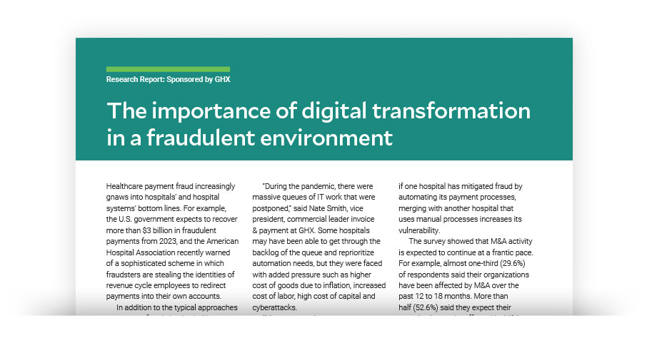 Image for The Importance of Digital Transformation in a Fraudulent Environment