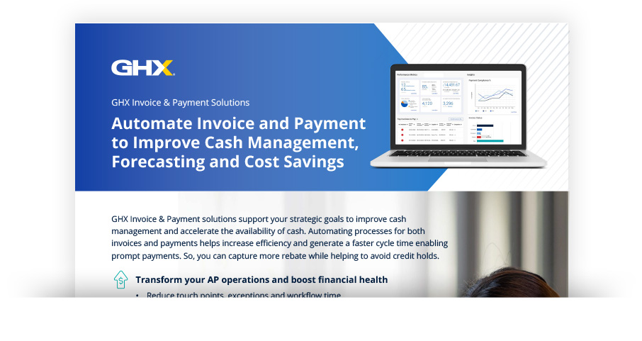 Image for GHX Invoice & Payment Solutions for Providers